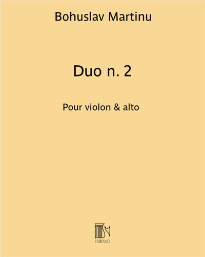 Duo No. 2, H 331