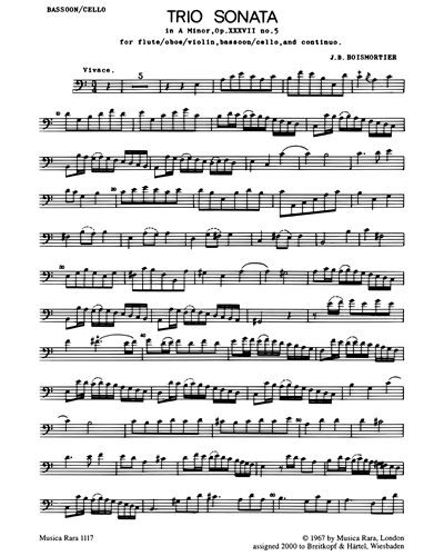 Triosonate a-moll op. 37/5