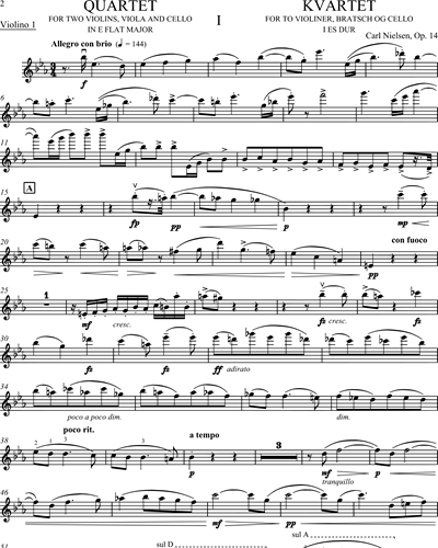 String Quartet in E-flat, Op. 14