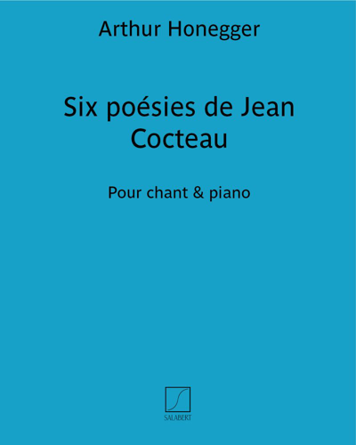 Six poésies de Jean Cocteau
