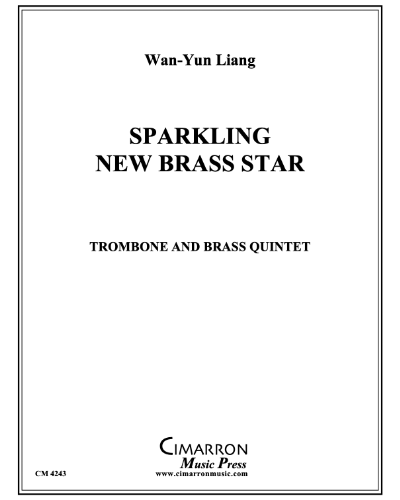 Sparkling New Brass Star