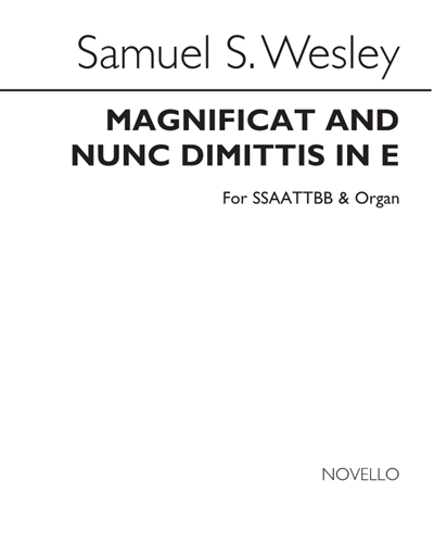 Magnificat and Nunc Dimittis (in E)