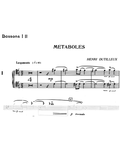 Bassoon 1 & Bassoon 2