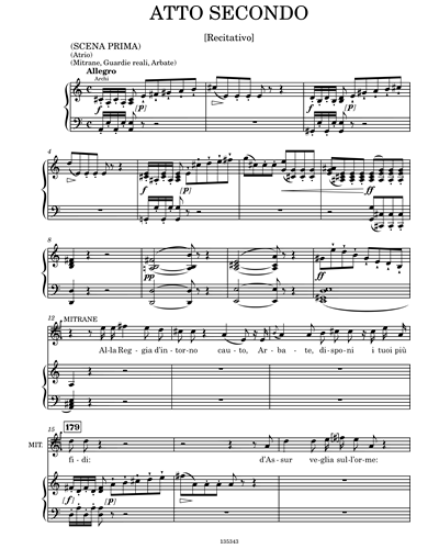 Opera Vocal Score Volume 2
