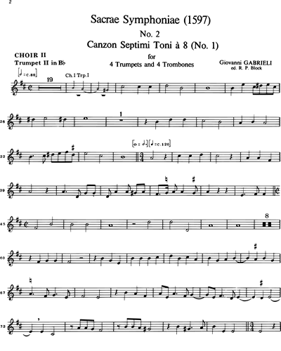 [Choir 2] Trumpet in Bb 2 (Alternative)