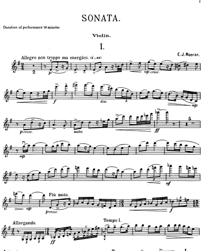 Sonata for Violin and Piano