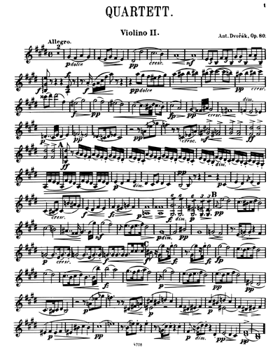 String Quartet in E, op. 80