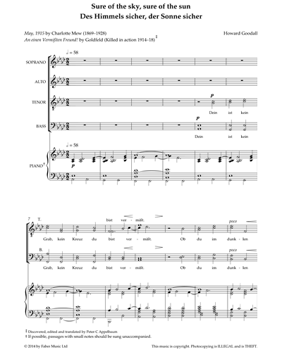 Mixed Chorus SATB & Organ