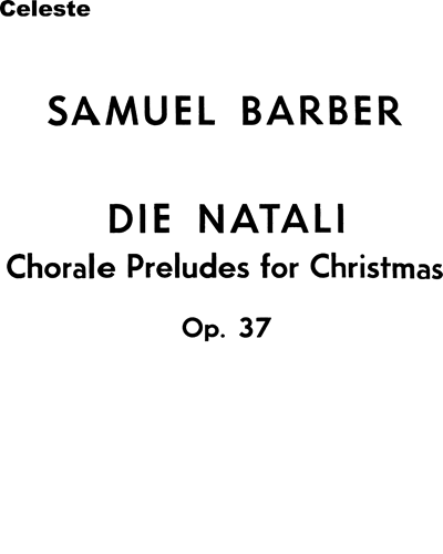 Dïe Natali, Op. 37