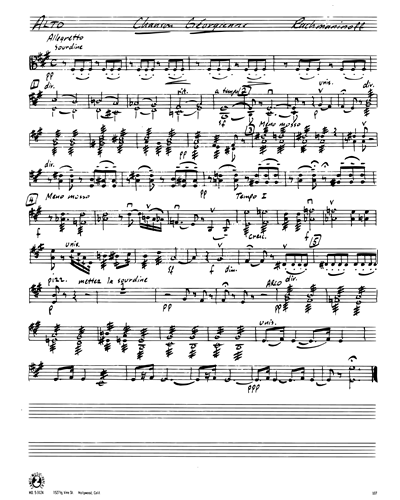 Chanson Géorgienne in F# minor, op. 4 No. 4 