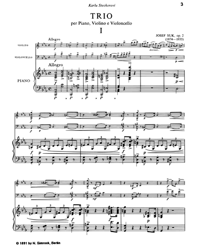 Piano Trio, op. 2