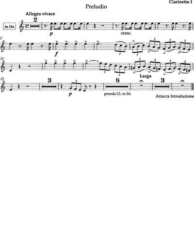 Clarinet 1 in C & Bb