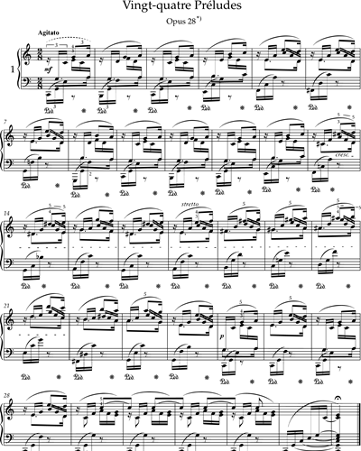 Vingt-quatre Préludes op. 28 / Prélude op. 45 for Piano