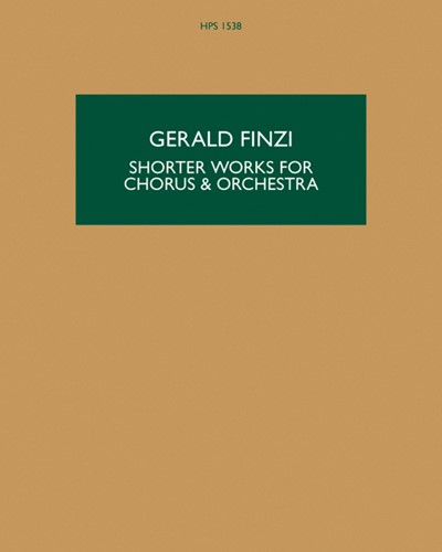 Shorter Works for Chorus & Orchestra