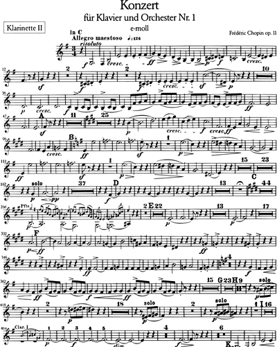 Clarinet in C 2/Clarinet in A