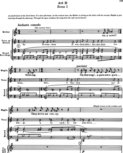 [Acts 2-3] Opera Vocal Score [en]