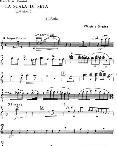 La scala di seta [Critical Edition] - Sinfonia