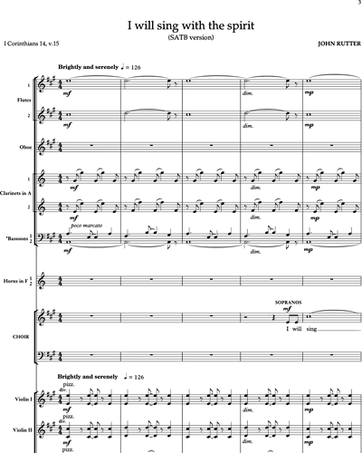 Full Score & Mixed Chorus