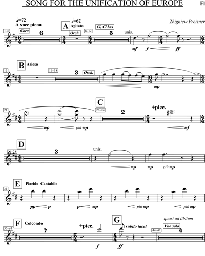 Flute 1 & Flute 2/Piccolo