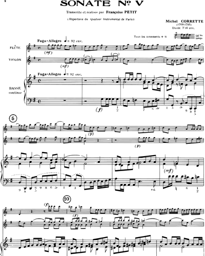 Sonate en trio n. 5