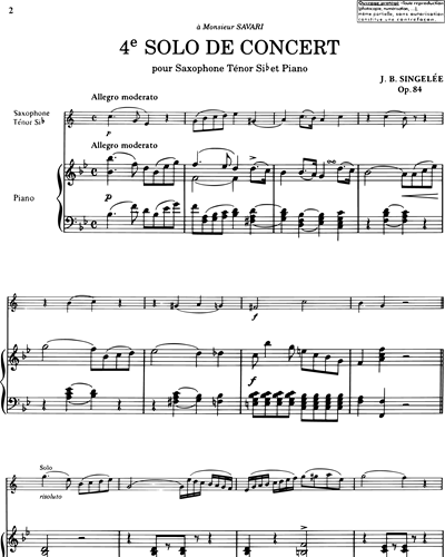 4th and 6th Solos de Concert & Fantaisie Brillante & Concerto, op. 57