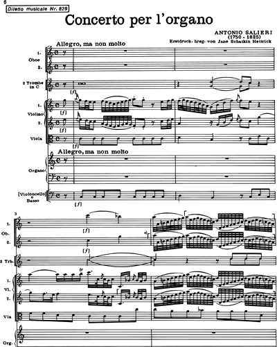 Concerto for Organ in C major