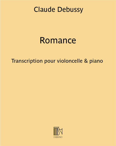 Romance (extrait n. 2 de "Deux Mélodies")