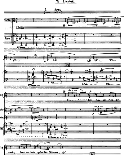 Full Score & Piano & Soprano