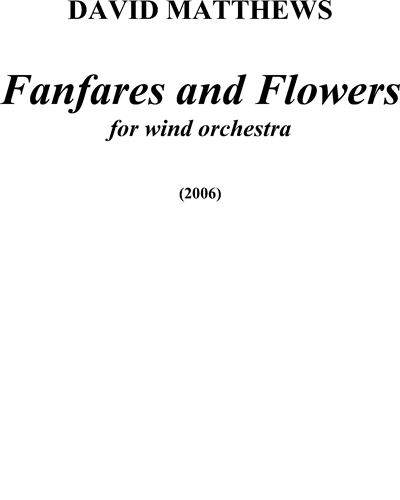 Fanfares and Flowers