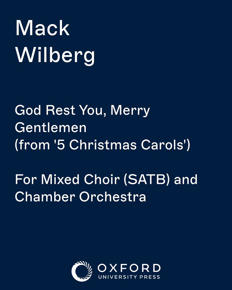 God Rest You, Merry Gentlemen (from '5 Christmas Carols') Sheet Music