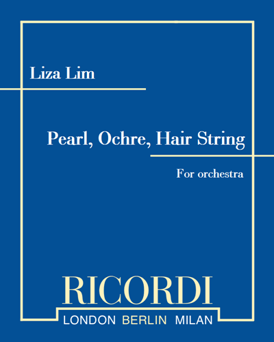 Pearl, Ochre, Hair String