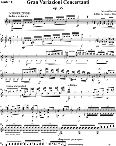 Gran Variazioni Concertanti, op. 35