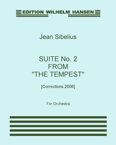 Suite No. 2 from "The Tempest" [Corrections 2006]
