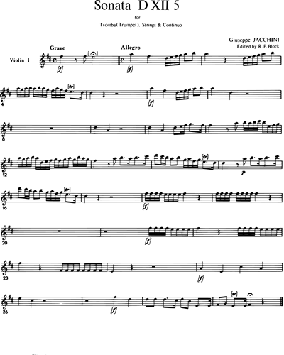 Sonata in D Nr. XII/5
