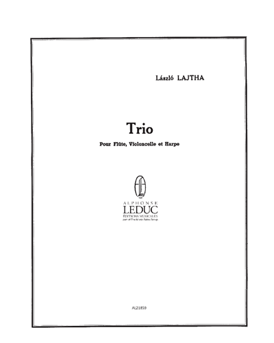 Trio pour Flûte, Violoncelle et Harp, Op. 22