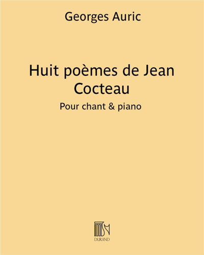 Huit poèmes de Jean Cocteau