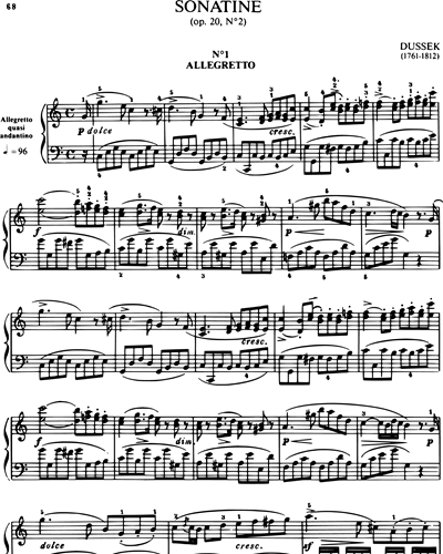 Sonatine No. 2, op. 20 