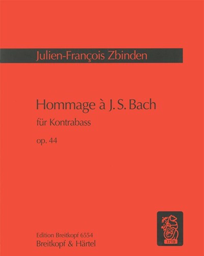 Hommage à J. S. Bach op. 44