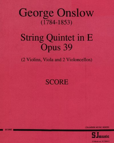 String Quintet in E, Op. 39