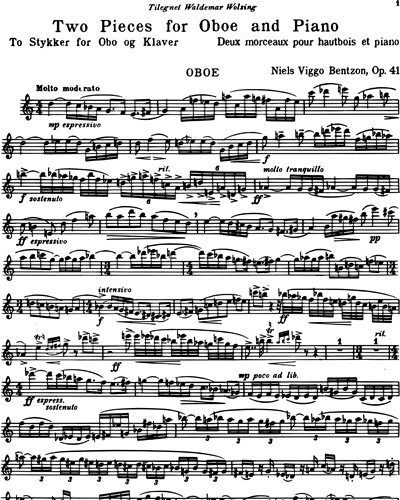 Two Pieces, Op. 41