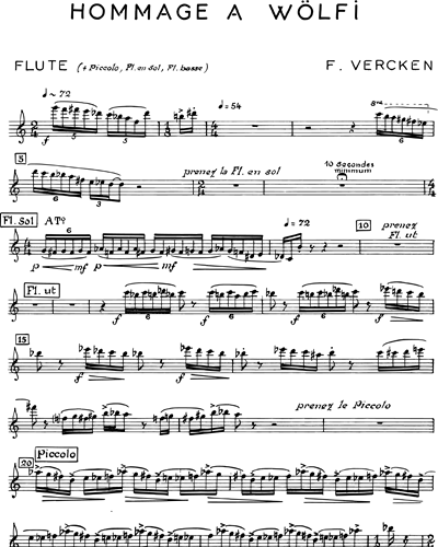 Flute/Piccolo/Alto Flute/Bass Flute