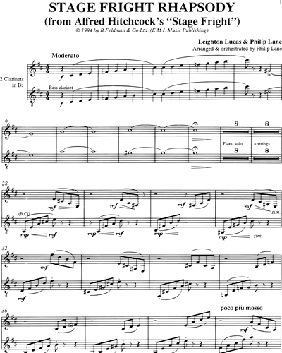 Stage Fright Rhapsody Sheet Music by Leighton Lucas | nkoda | Free 7 ...