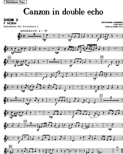 [Choir 2] Horn in F (Trombone Alternative)