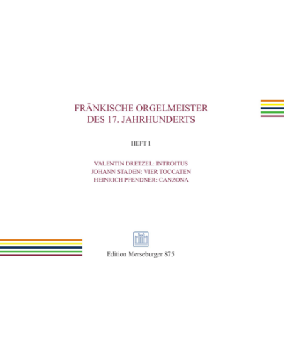 Franconian Orgelmasters of the 17th century, Book 1