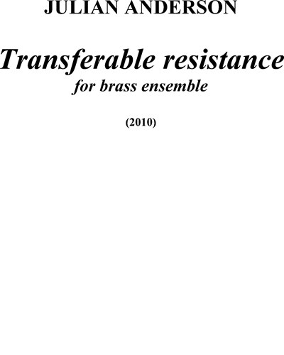 Transferable Resistance