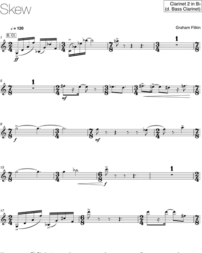 Clarinet 2/Bass Clarinet
