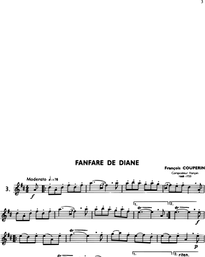 La Flûte Classique, Vol. 3: Fanfare de Diane