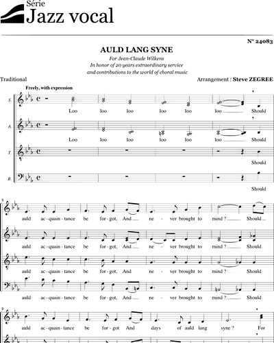 Auld lang syne