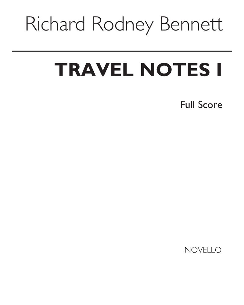 Travel Notes 1