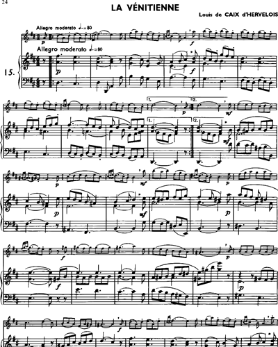 La Flûte Classique, Vol. 3: La Vénitienne in D major